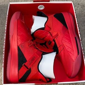 Air Jordan 33 red size 14 never been worn with box